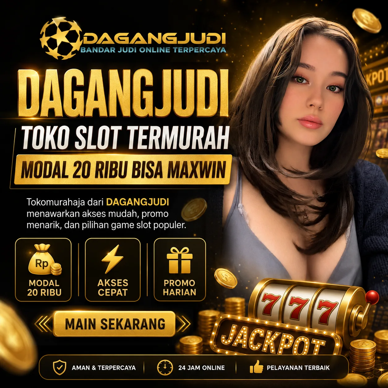 DAGANGJUDI: Toko Slot Termurah Cukup 20 ribu Bisa Maxwin